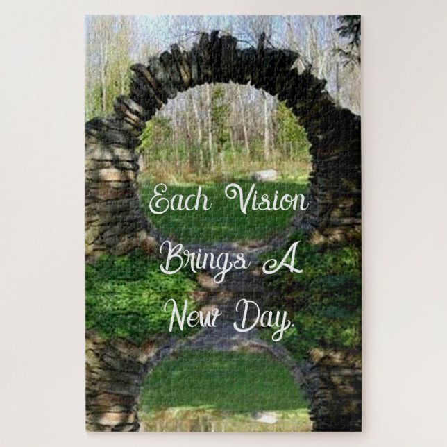 Quebra-cabeça EACH VISION BRINGS A NEW DAY Puzzle (Vertical)