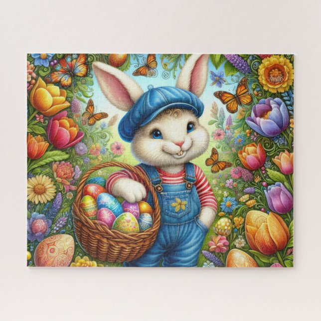 Quebra-cabeça Easter Bunny Boy (Horizontal)