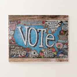 Quebra-cabeça EASY puzzle VOTE LOUD