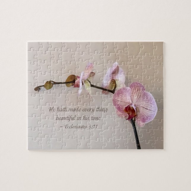 Quebra-cabeça Ecc 3 11 Ele Fez Tudo Bela II (Horizontal)