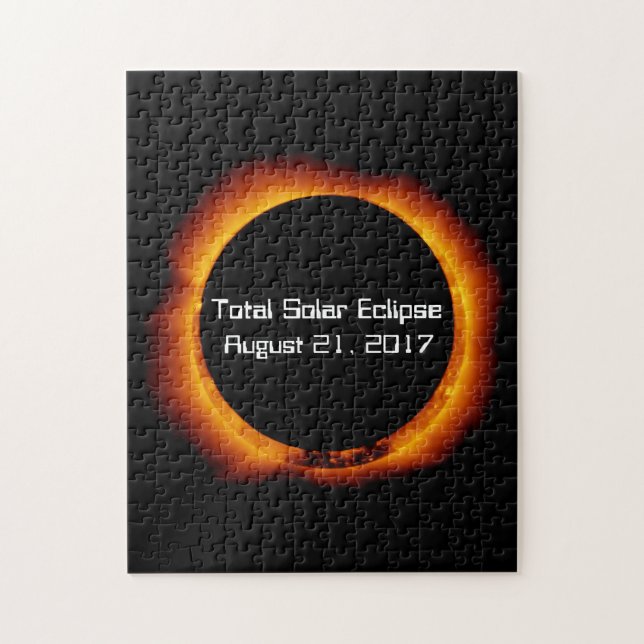 Quebra-cabeça Eclipse Solar Total 2017 (Vertical)