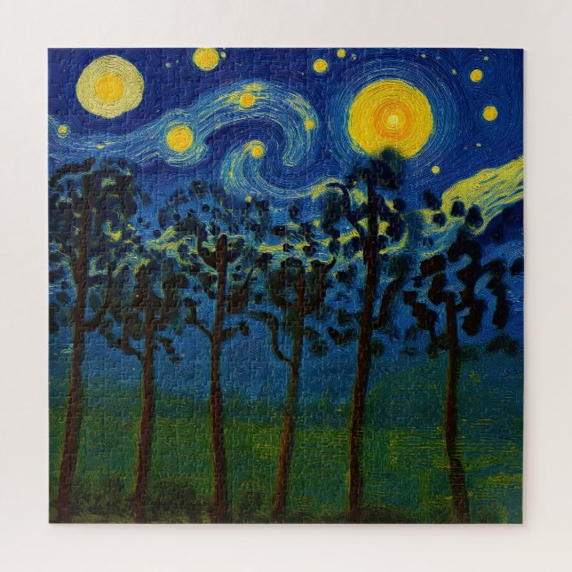 Quebra-cabeça Ecos Florestais do Infinito - Uma Paisagem Florest (Vertical)