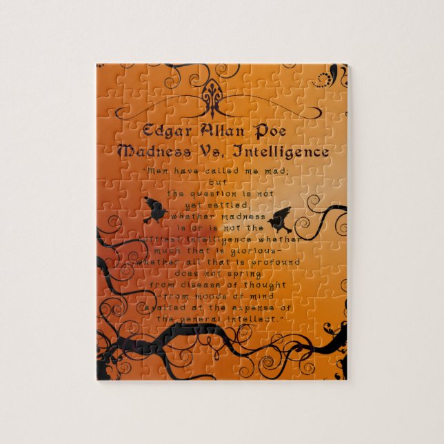 Quebra-cabeça Edgar Allan Poe (Vertical)