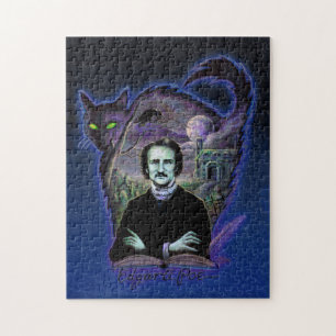 Quebra-cabeça Edgar Allan Poe gótico