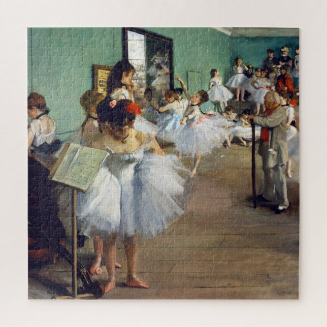 Quebra-cabeça Edgar Degas - A Aula de Dança (Vertical)