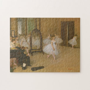 Quebra-cabeça Edgar Degas a classe de dança