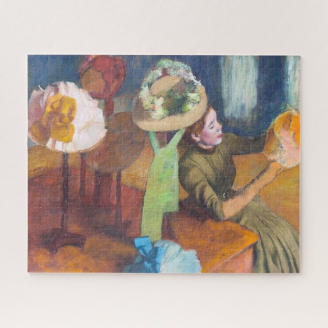 Quebra-cabeça Edgar Degas - A Loja de Chapéus (Horizontal)