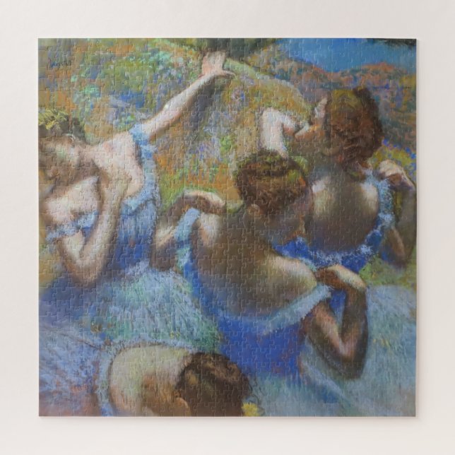 Quebra-cabeça Edgar Degas Balé Azul Dançarinas Impressão Clássic (Vertical)
