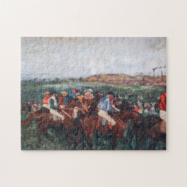 Quebra-cabeça Edgar Degas - Corrida de Cavalheiros (Horizontal)
