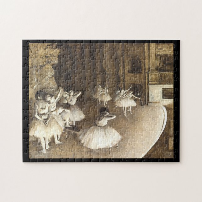 Quebra-cabeça Edgar Degas | Ensaio De Balés No Palco (Horizontal)