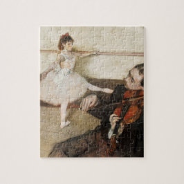 Quebra-cabeça Edgar Degas. Lição de dança. Imigração venenosa