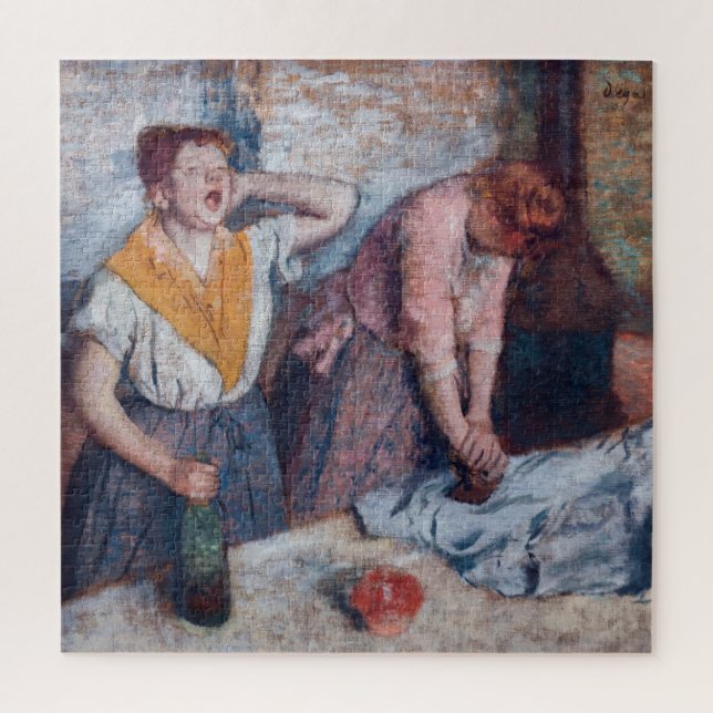 Quebra-cabeça Edgar Degas - Mulheres Passando Roupas (Vertical)