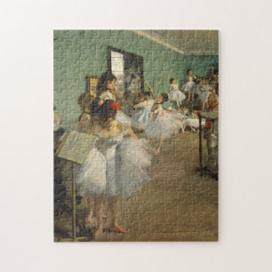 Quebra-cabeça Edgar Degas-The dance class 1874