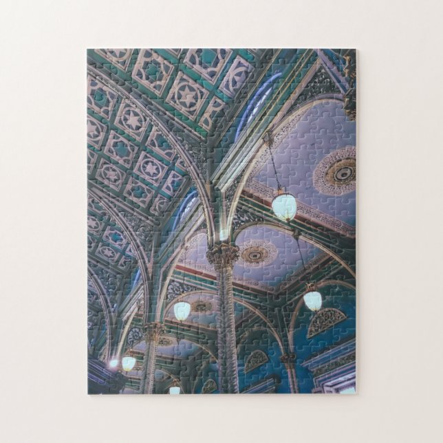 Quebra-cabeça Edifício da Igreja Antiga Complexo de Quebra-cabeç (Vertical)