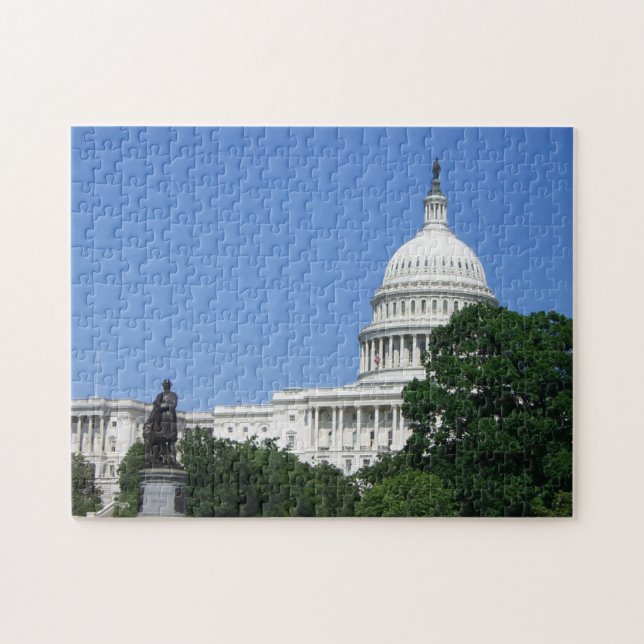 Quebra-cabeça Edifício do Capitólio em Washington DC (Horizontal)