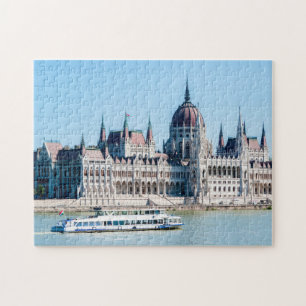 Quebra-cabeça Edifício do Parlamento húngaro na cidade de Buda