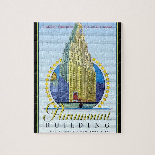 Quebra-cabeça Edifício Paramount Nova York (Vertical)