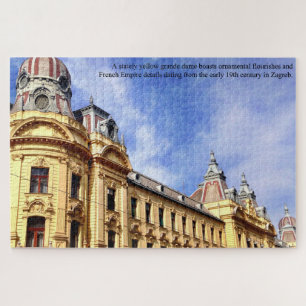 Quebra-cabeça Edifício Séculos Antigo em Zagreb Croácia Grand