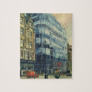 Quebra-cabeça Edifício Vintage Daily Express na Fleet Street