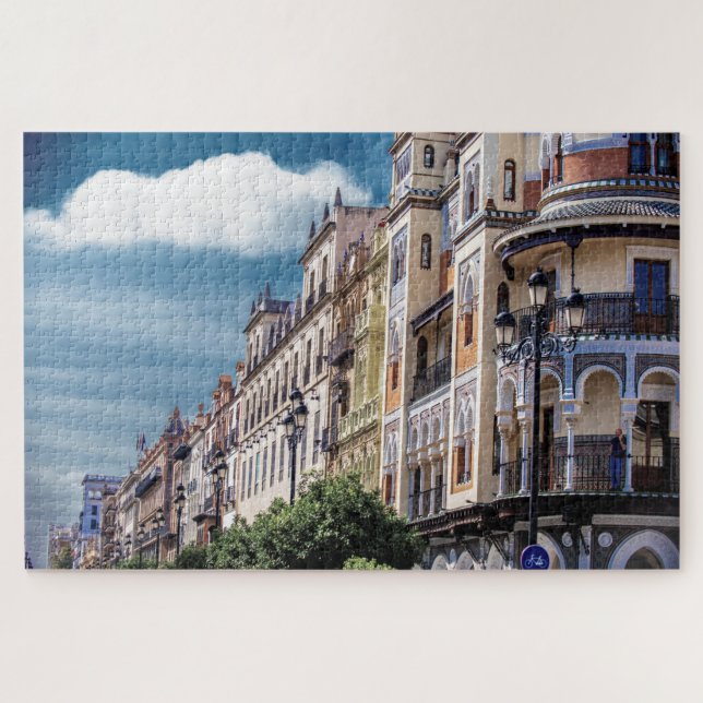 Quebra-cabeça Edifícios em Sevilha, Espanha (Horizontal)