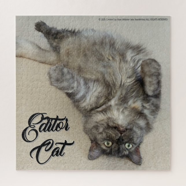 Quebra-cabeça Editor Gato por RoseWrites Puzzle (Vertical)