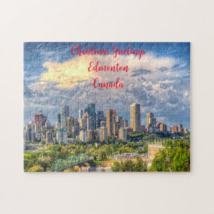 Quebra-cabeça Edmonton Cidade Canadá.