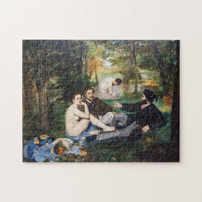 Quebra-cabeça Edouard Manet - Almoço na Relva (Horizontal)