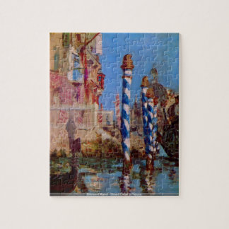 Quebra-cabeça Edouard Manet - canal grande em Venicepuzzle