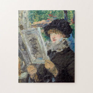 Quebra-cabeça Edouard Manet - Mulher Lendo