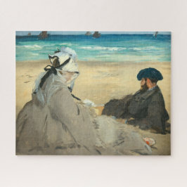 Quebra-cabeça Edouard Manet - Na Praia