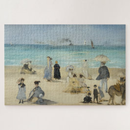 Quebra-cabeça Edouard Manet - Na Praia, Boulogne-sur-Mer
