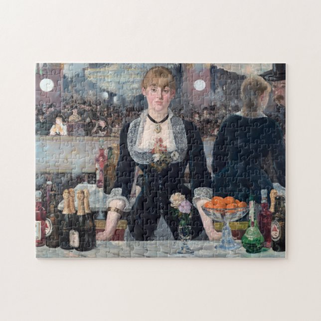 Quebra-cabeça Edouard Manet - Um Bar no Folies-Bergere (Horizontal)
