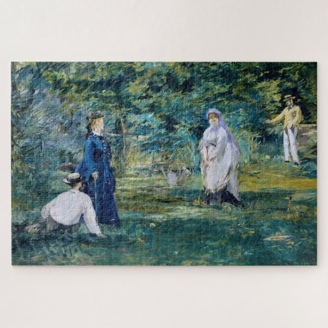 Quebra-cabeça Edouard Manet - Um Jogo de Croquet (Horizontal)