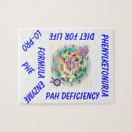 quebra-cabeça educacional da consciência do pku