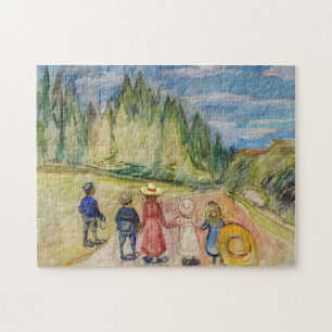 Quebra-cabeça Edvard Munch - A Floresta de Fairytale