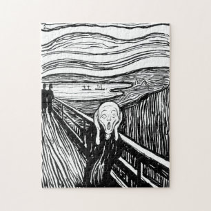 Quebra-cabeça Edvard Munch - A litografia do Gritar