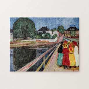 Quebra-cabeça Edvard Munch - As raparigas na Ponte 1902