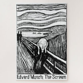 Quebra-cabeça Edvard Munch Lithógrafo O Gritar Art 1000, Peça
