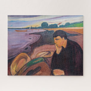 Quebra-cabeça Edvard Munch - Melancholy 1894