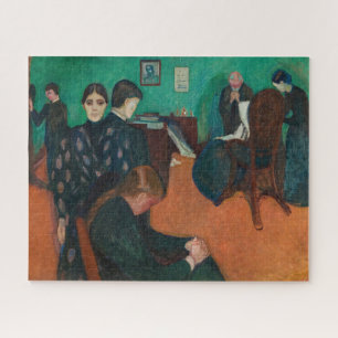 Quebra-cabeça Edvard Munch - Morte na enfermaria v1