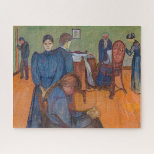 Quebra-cabeça Edvard Munch - Morte na enfermaria v2