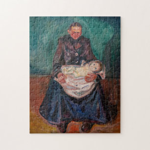 Quebra-cabeça Edvard Munch - Mulher com Criança Doente, Herança