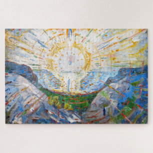 Quebra-cabeça Edvard Munch - O Sol 1912