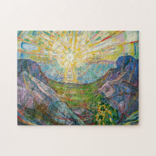 Quebra-cabeça Edvard Munch - O Sol 1916