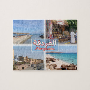 Quebra-cabeça EG Hurghada - Vista Mar - Bazar - El G