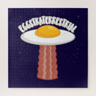 Quebra-cabeça Eggstraterrestre Com Texto