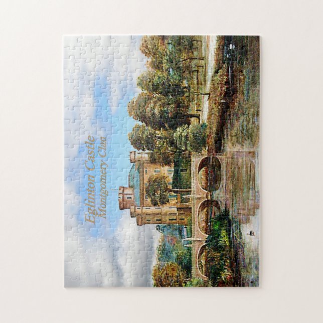 Quebra-cabeça Eglinton Castle – Montgomery Scottish Clan (Vertical)