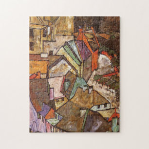 Quebra-cabeça Egon Schiele - Extremidade Da Cidade