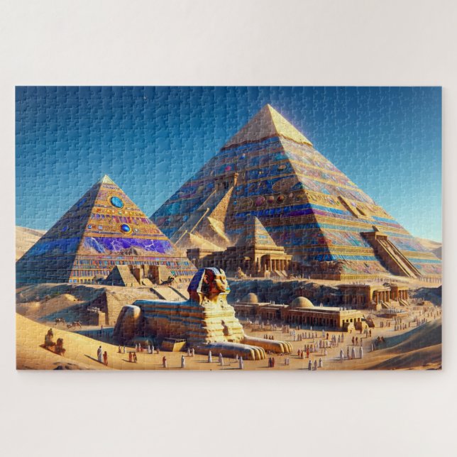 Quebra-cabeça Egyptian Pyramids Timeless Pyramids Original Glory (Horizontal)