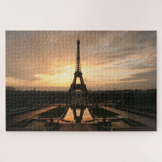 Quebra-cabeça eiffel dawn (Horizontal)